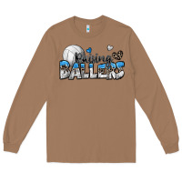 Toasted Coconut raising ballers volleyball Long Sleeve Tee - Zillion Design Studio