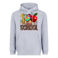 Heather Grey 100 days of school Heavyweight Hoodie - AdoDesignShop