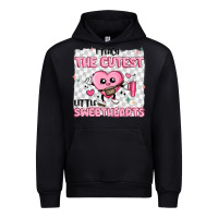 Black i teach the cutest little sweethearts Urban Hoodie - MaliasSmallBusiness