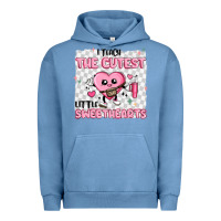 Pigment Pebble Blue i teach the cutest little sweethearts Urban Hoodie - MaliasSmallBusiness
