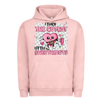 Pigment Salmon i teach the cutest little sweethearts Urban Hoodie - MaliasSmallBusiness