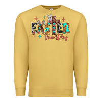 Antique Gold easter true story Premium Sweatshirt - JahusDesignShop