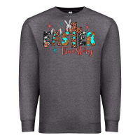 Charcoal Heather easter true story Premium Sweatshirt - JahusDesignShop
