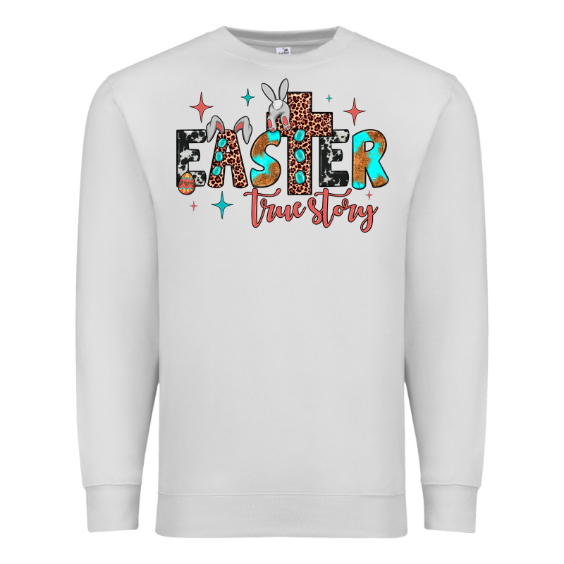 Easter True Story Premium Sweatshirt by JahusDesignShop | Teevron