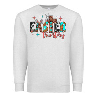Oatmeal Heather easter true story Premium Sweatshirt - JahusDesignShop