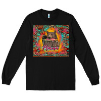 Black mama bear leopard and aztec Long Sleeve Tee - RanaPortraitStore