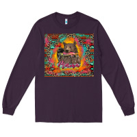 Plum mama bear leopard and aztec Long Sleeve Tee - RanaPortraitStore