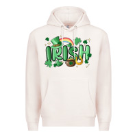 Pale Pink irish Premium Hoodie - MaliasSmallBusiness