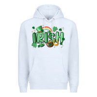 White irish Premium Hoodie - MaliasSmallBusiness