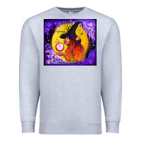 Heather Grey witch with crystal ball tumbler Premium Sweatshirt - BundleAndBundleShop
