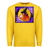 Lemon witch with crystal ball tumbler Premium Sweatshirt - BundleAndBundleShop
