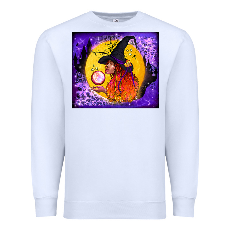 Witch With Crystal Ball Tumbler Premium Sweatshirt by BundleAndBundleShop | Teevron