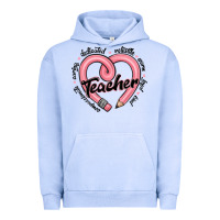 Pigment Grape Ice valentine's day pencil heart teacher quotes Urban Hoodie - MaliasSmallBusiness