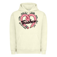 Pigment Pistachio valentine's day pencil heart teacher quotes Urban Hoodie - MaliasSmallBusiness