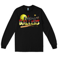 Black raising ballers softball Long Sleeve Tee - Zillion Design Studio