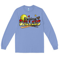 Colony Blue raising ballers softball Long Sleeve Tee - Zillion Design Studio