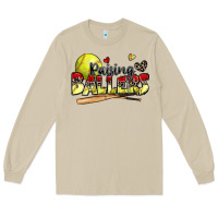 Mushroom raising ballers softball Long Sleeve Tee - Zillion Design Studio