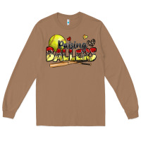 Toasted Coconut raising ballers softball Long Sleeve Tee - Zillion Design Studio