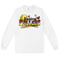 White raising ballers softball Long Sleeve Tee - Zillion Design Studio