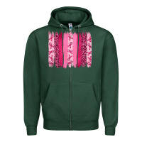 Sports Green breast aweraness brushstrokes Zipper Hoodie - RanaPortraitStore