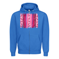 True Royal breast aweraness brushstrokes Zipper Hoodie - RanaPortraitStore