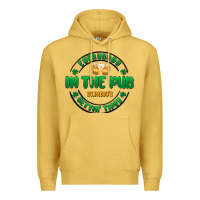 Antique Gold everybody in the pub getting tipsy Premium Hoodie - MaliasSmallBusiness