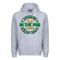 Heather Grey everybody in the pub getting tipsy Premium Hoodie - MaliasSmallBusiness