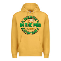 Mustard everybody in the pub getting tipsy Premium Hoodie - MaliasSmallBusiness