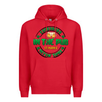 Red everybody in the pub getting tipsy Premium Hoodie - MaliasSmallBusiness
