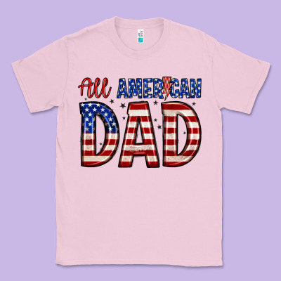 All American Dad Classic Tee Designed By Zillion Design Studio