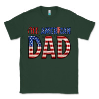 Sports Green all american dad Classic Tee - Zillion Design Studio