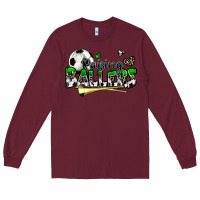 Burgundy raising ballers soccer Long Sleeve Tee - Zillion Design Studio