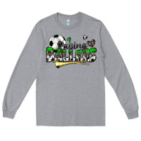 Heather Grey raising ballers soccer Long Sleeve Tee - Zillion Design Studio