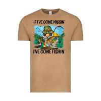 Vintage Camel if i've gone missin' i've gone fishin' Vintage Tee - BarkalooDesign