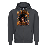 Smoke melanin poppin Zipper Hoodie - Zillion Design Studio