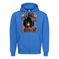 True Royal melanin poppin Zipper Hoodie - Zillion Design Studio