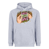 Heather Grey all the pretty girls roll like this Heavyweight Hoodie - JahusDesignShop