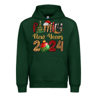 Forest Green family new years 2024 Urban Hoodie - MaliasSmallBusiness