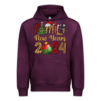 Mauve Wine family new years 2024 Urban Hoodie - MaliasSmallBusiness