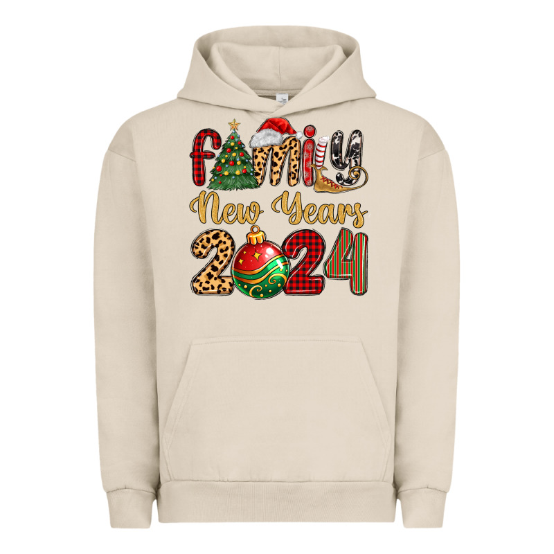 Family New Years 2024 Urban Hoodie by MaliasSmallBusiness | Teevron