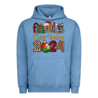 Pigment Pebble Blue family new years 2024 Urban Hoodie - MaliasSmallBusiness