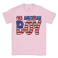 Bubblegum Pink all American boy Classic Tee - Zillion Design Studio