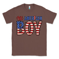 Chestnut all American boy Classic Tee - Zillion Design Studio