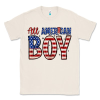 Natural all American boy Classic Tee - Zillion Design Studio