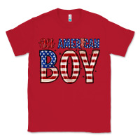 Red all American boy Classic Tee - Zillion Design Studio