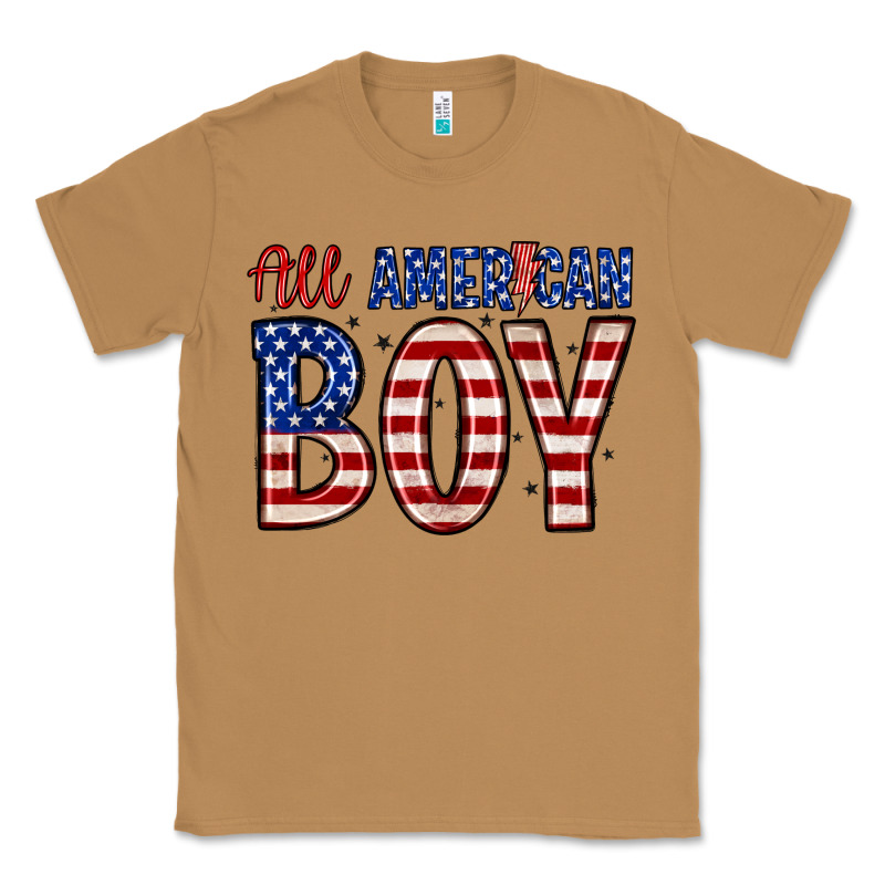 All American Boy Classic Tee by Zillion Design Studio | Teevron