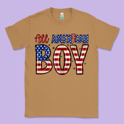 All American Boy Classic Tee Designed By Zillion Design Studio