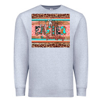 Heather Grey easter true story Premium Sweatshirt - JahusDesignShop
