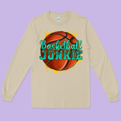 Long Sleeve Tee basketball junkie