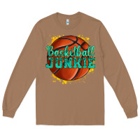 Toasted Coconut basketball junkie Long Sleeve Tee - texasbilliewilder